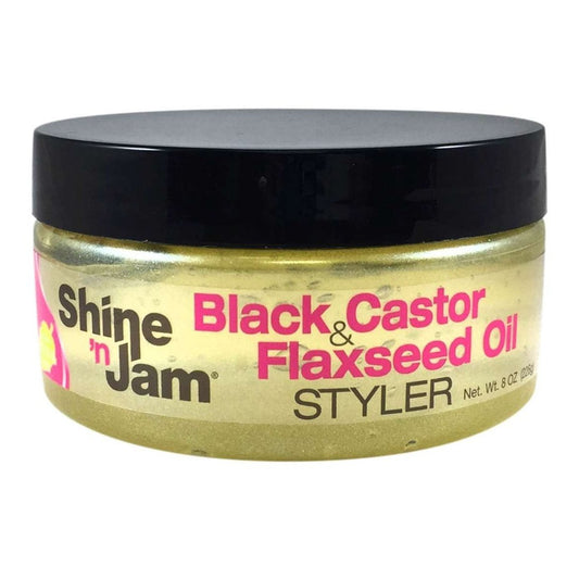 Styler Gel with Black Castor and Flaxseed Oil 8 Oz