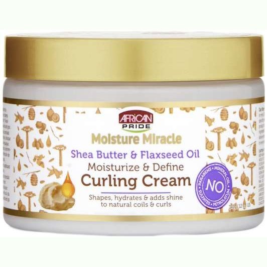 African Pride Curling Cream Moisture Miracle 12 Oz