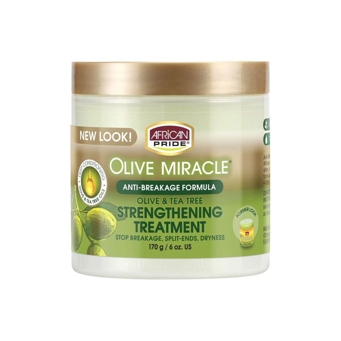 African Pride Strengthening Treatment Olive Miracle 6 Oz