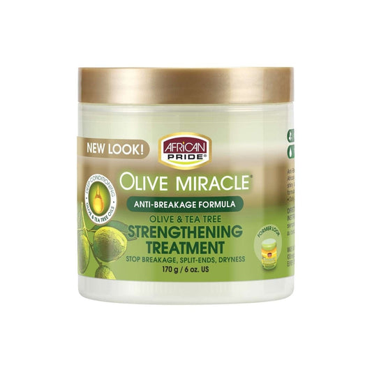 African Pride Strengthening Treatment Olive Miracle 6 Oz