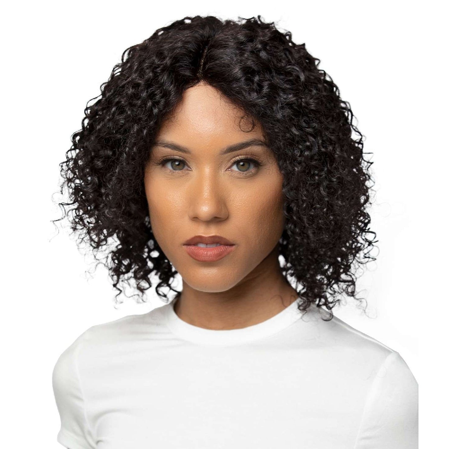 Human Hair Wig Bohemian Curl Natural Color