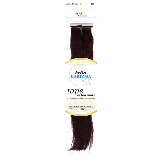 Tape-In Human Hair Extensions 18 Inch 99J