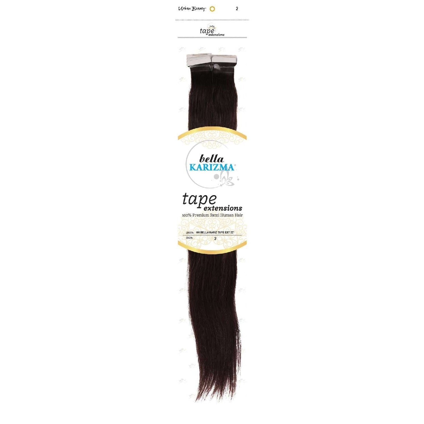Tape-In Human Hair Extensions 22 Inch 2 Pack