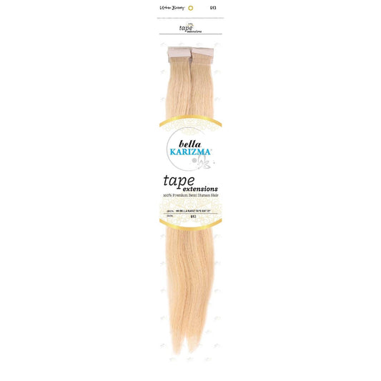 Tape-In Hair Extensions Human Hair 22 Inch 613