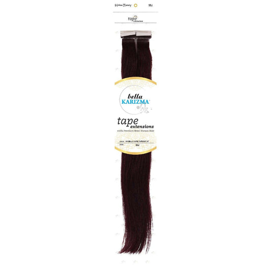 Tape-In Human Hair Extensions 24 Inch 99J
