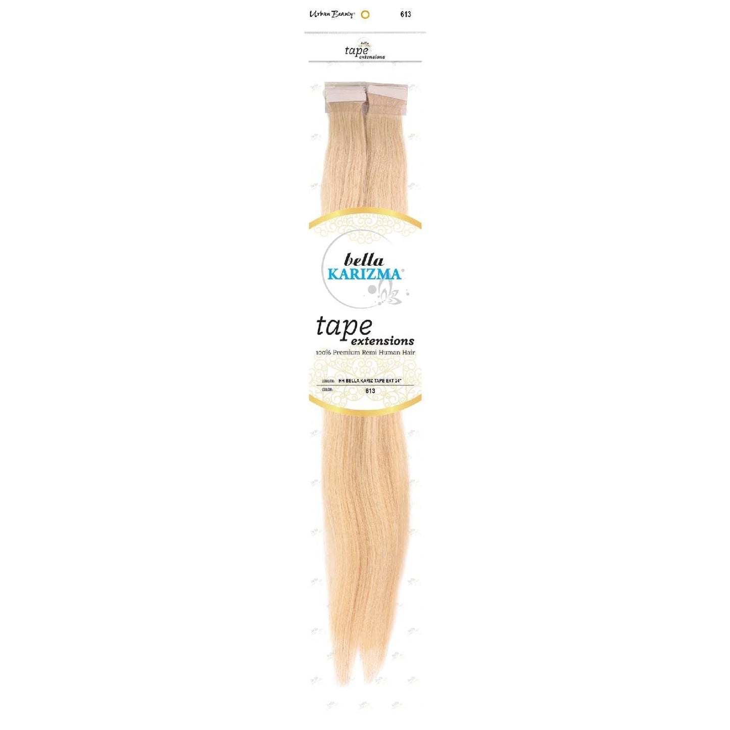 Tape Hair Extension Human Hair 24 Inch 613