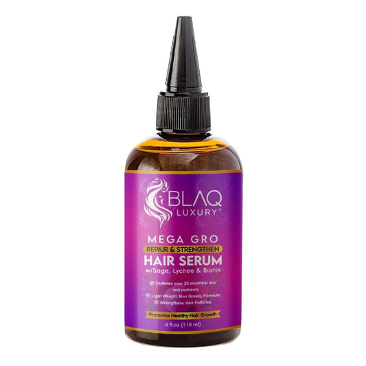 Mega Gro Hair Serum with Sage and Lychee 4 Oz
