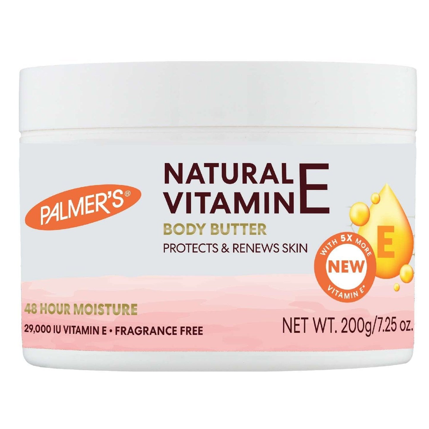 Natural Vitamin E Body Butter 7.25 Oz