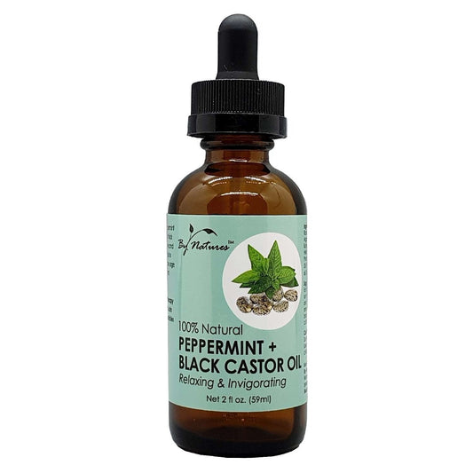 Peppermint Black Castor Oil 2.0 Fl Oz