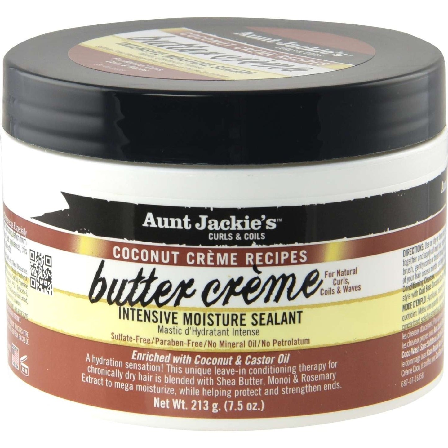 Aunt Jackie's Butter Creme Coconut Creme 7.5 Oz