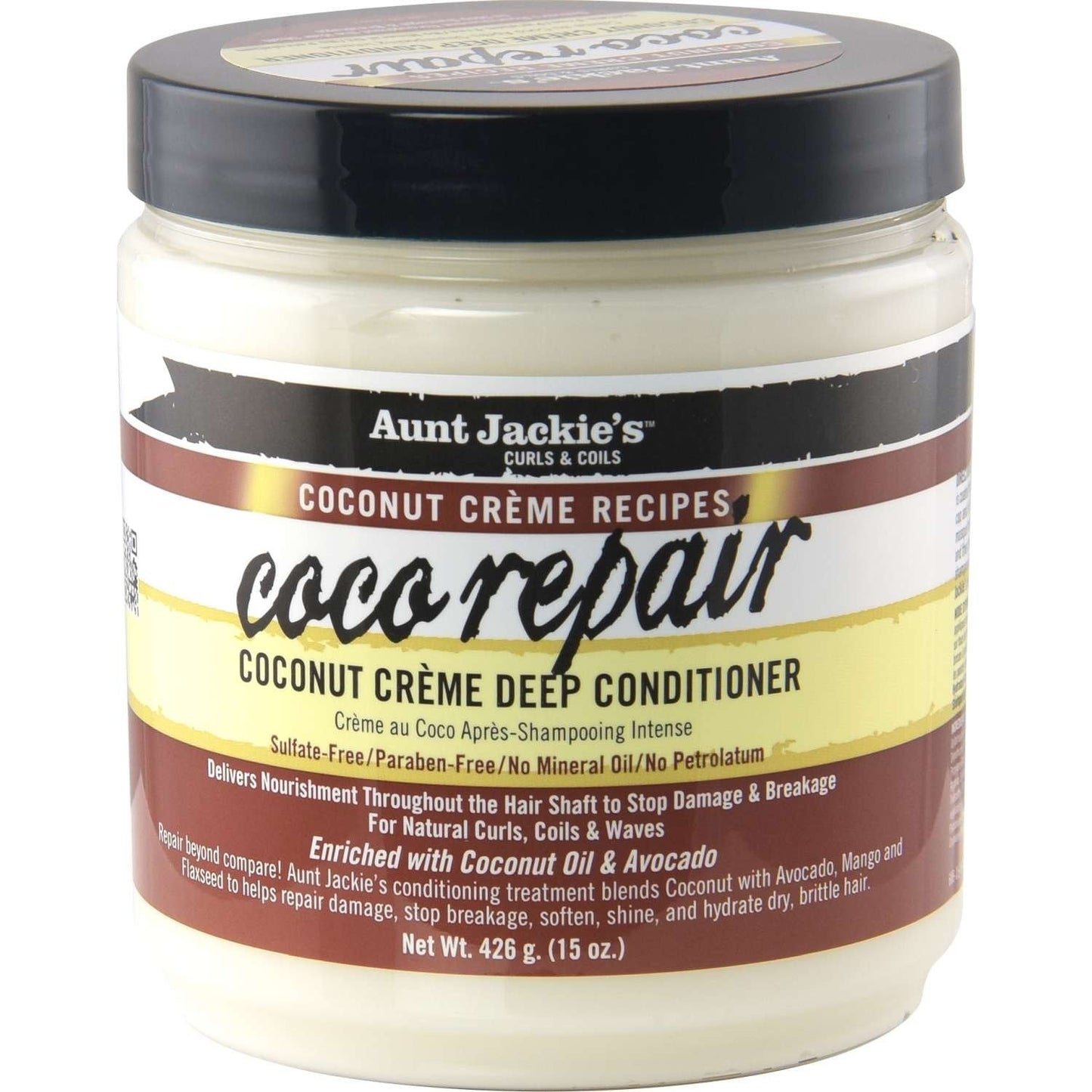 Aunt Jackie's Coconut Creme Coco Repair 15 Oz Hair Treatment