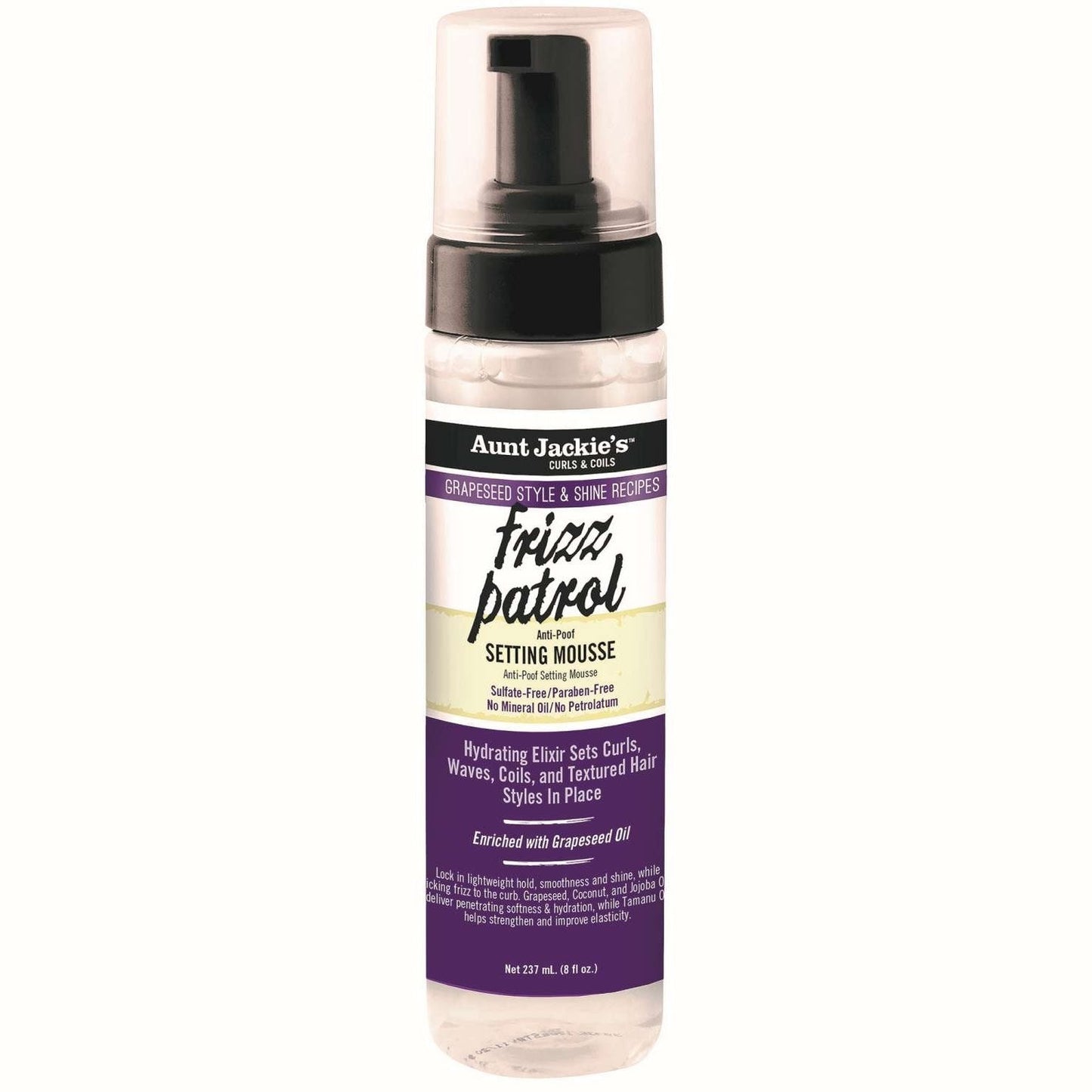 Aunt Jackie's Frizz Patrol Grapeseed 8.5 Oz
