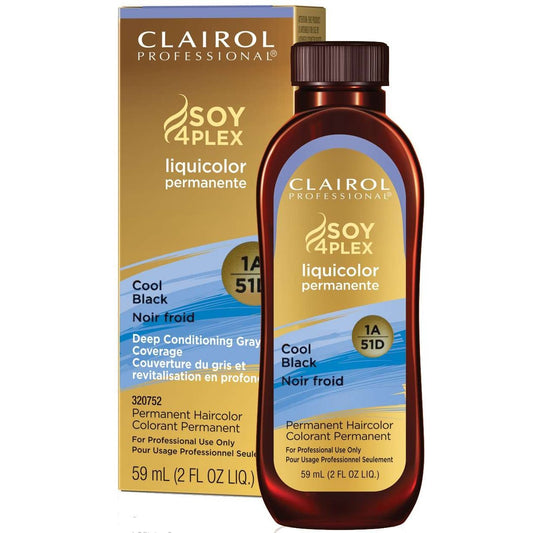 Permanent Hair Color Cool Black 2 Oz