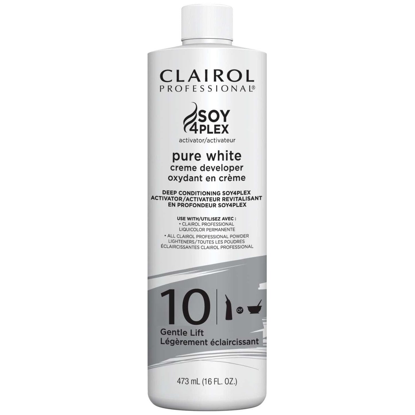 10 Volume Cream Developer Pure White 16 Fl Oz