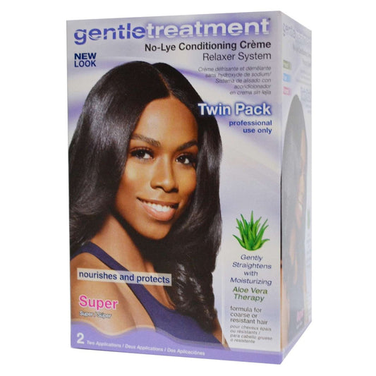 No Lye Relaxer Twin Kit Gentle Treatment Super Size