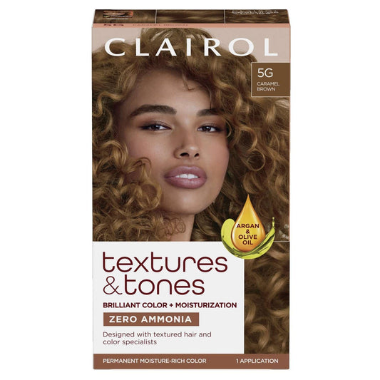 Textures & Tones Hair Color 5G Caramel Brown