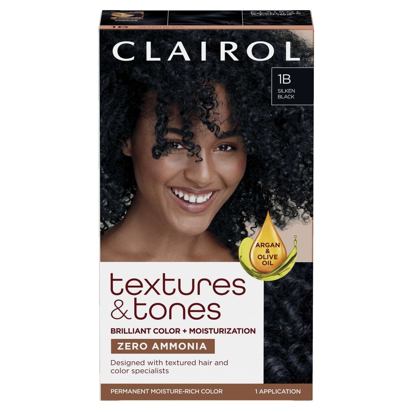 Textures & Tones Hair Texture 1B Silken Black
