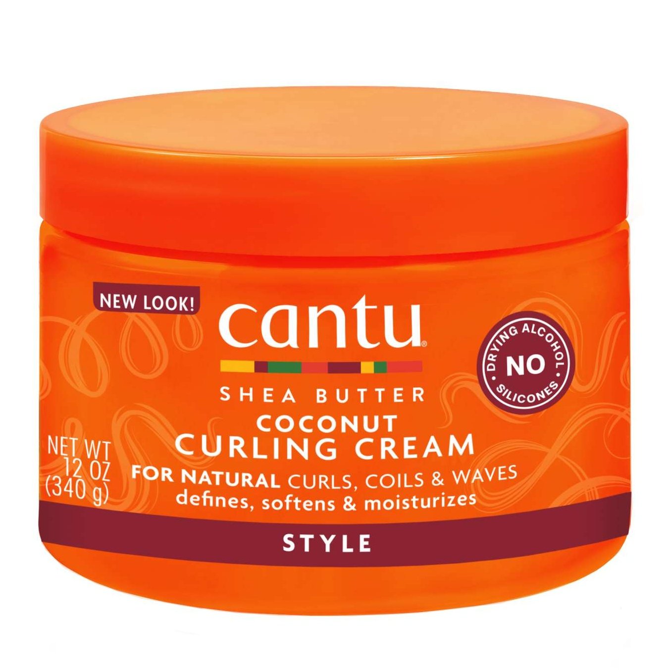 Cantu Curling Cream Coconut for Natural Hair 12 Oz