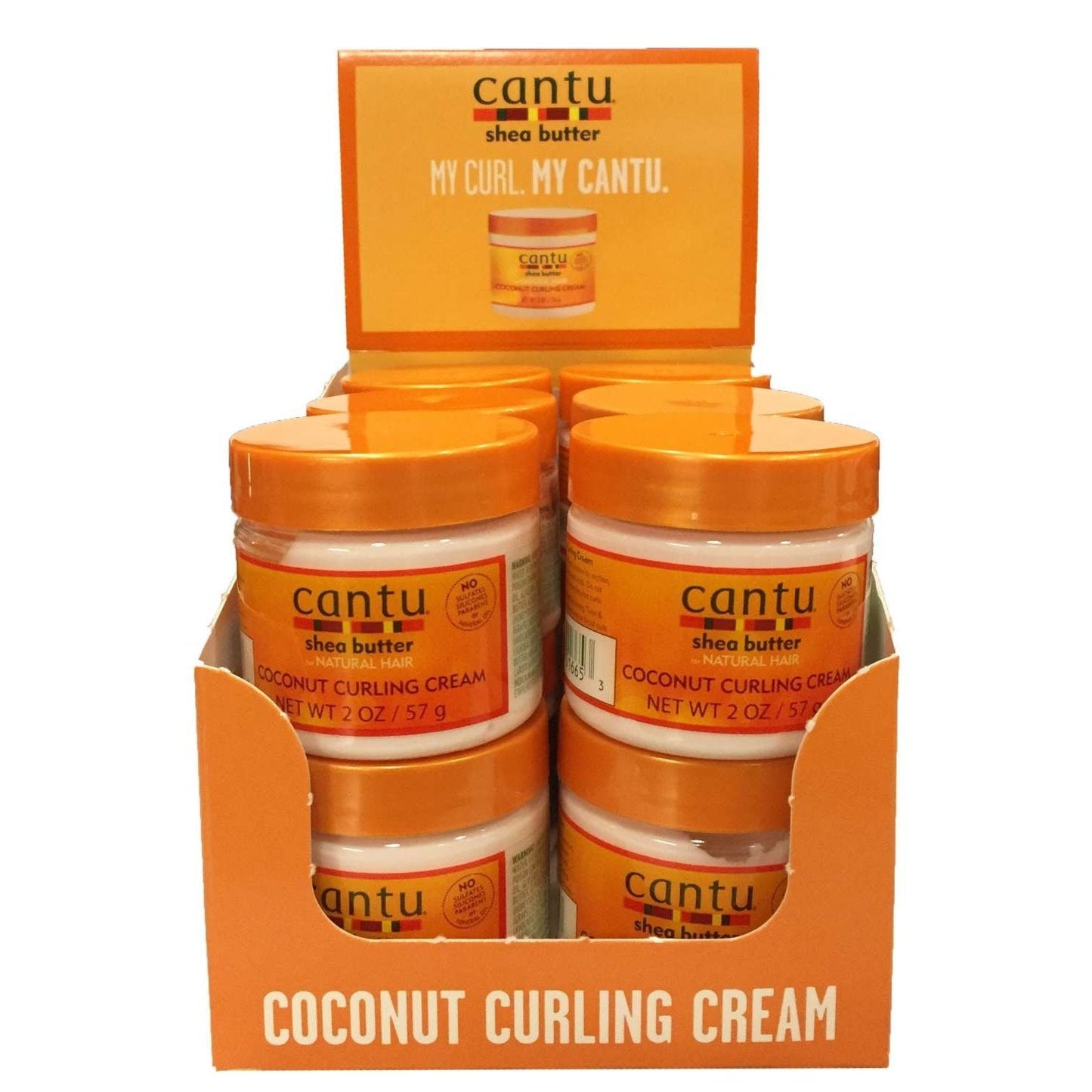 Cantu Curling Cream Coconut for Natural Hair 2 Oz