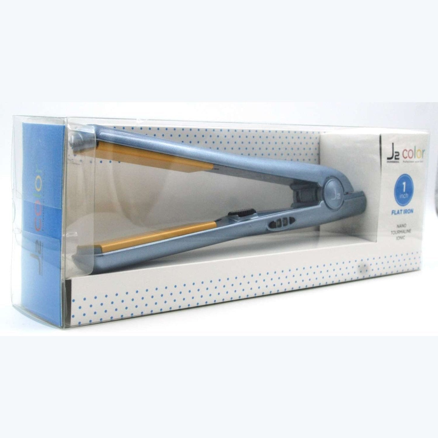 Flat Iron Metallic Blue Hair Tool