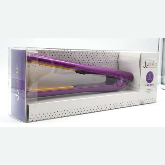 Flat Iron for All Hair Types Metallic Purple