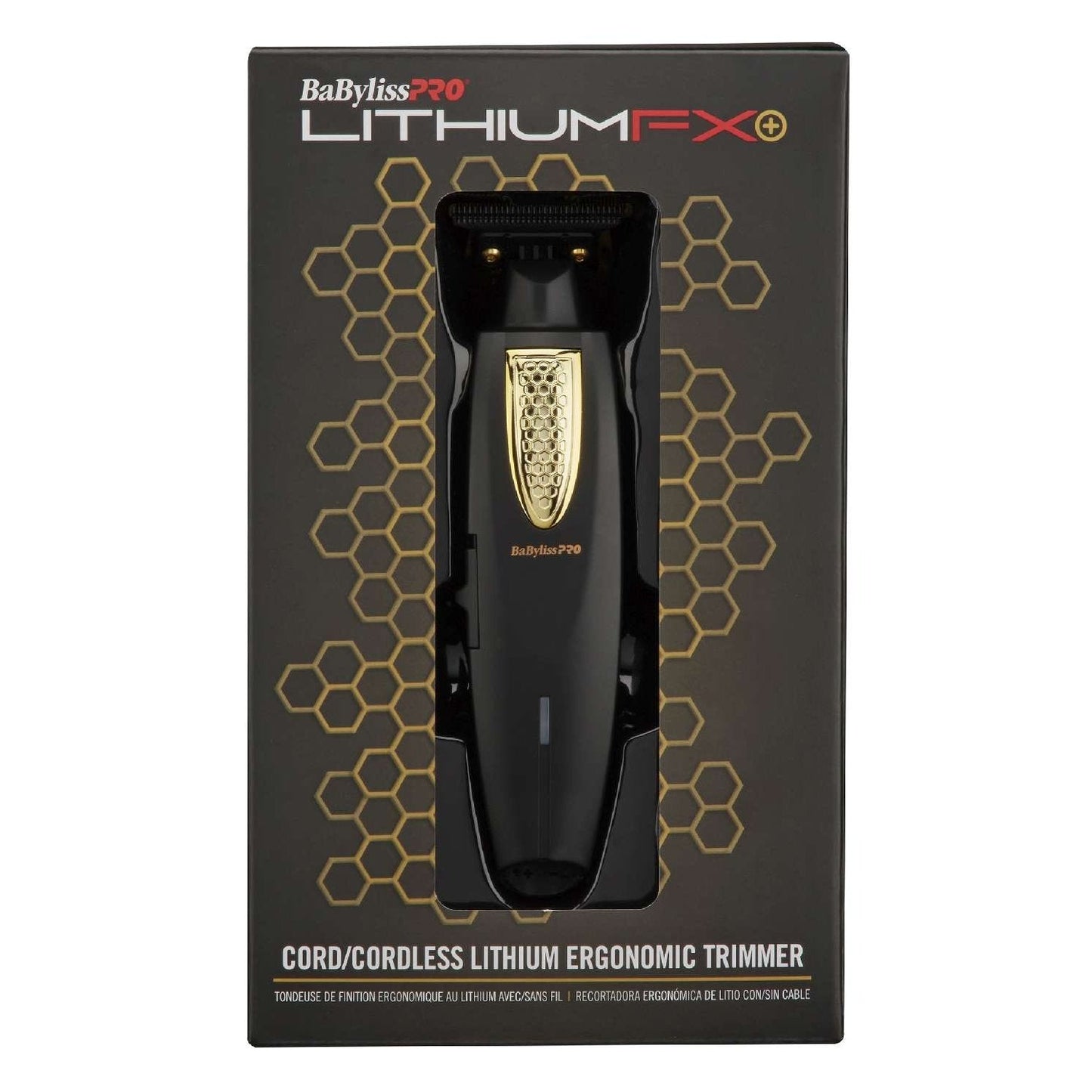Cordless Ergonomic Lithium Trimmer Black and Gold
