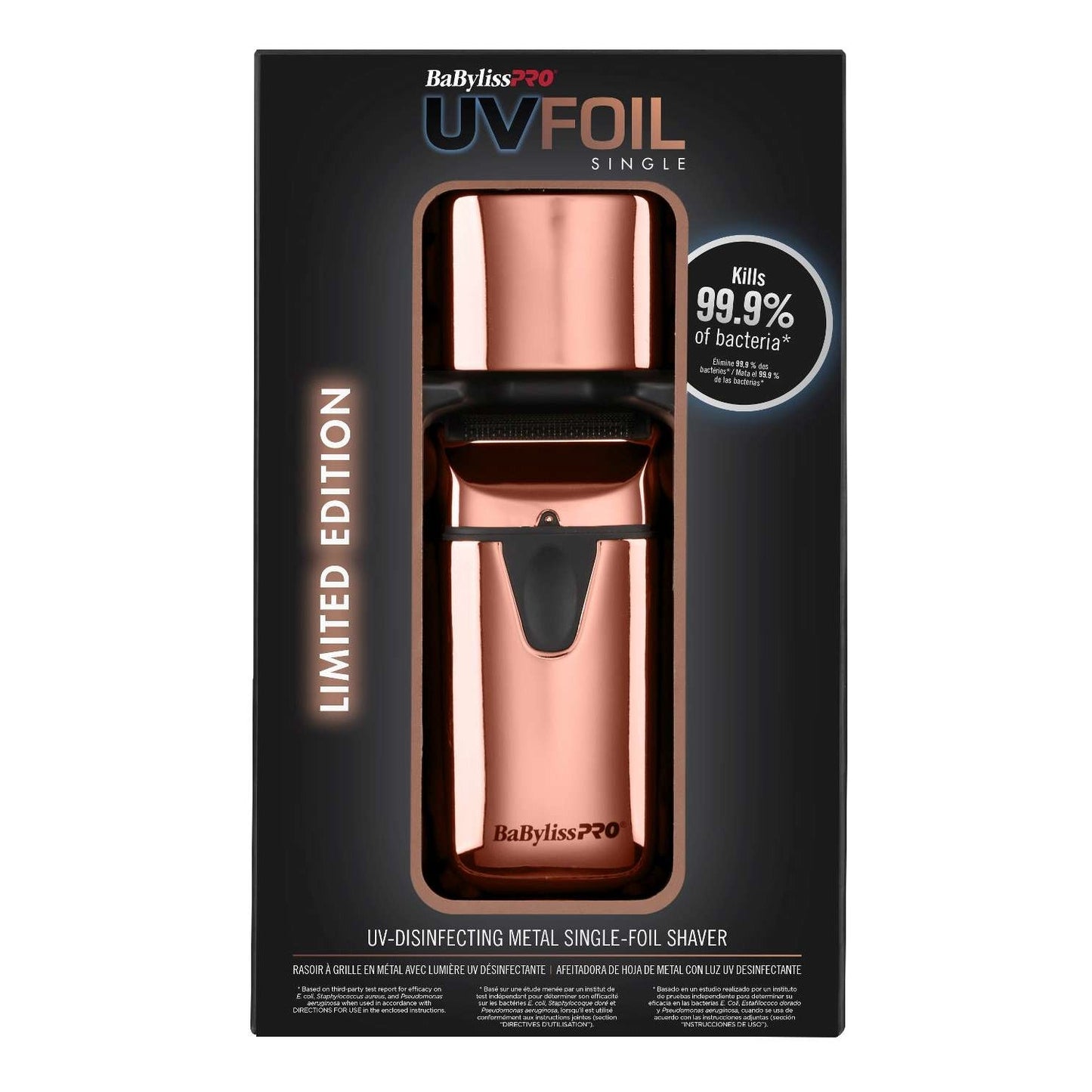 Single Foil Shaver UV Rose Gold