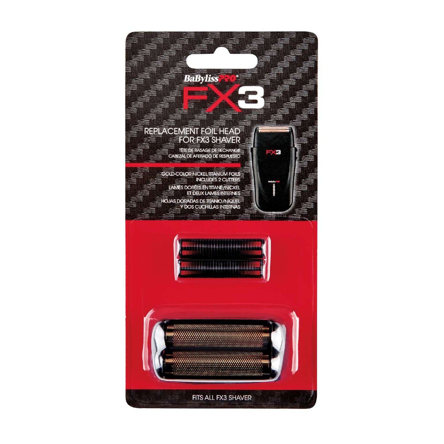 Replacement Foil for Fx3 Shaver Black