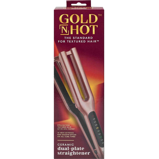 Ceramic Dual Plate Hair Straightener 1 Inch