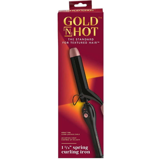 Spring Iron 1 1/4 Inch Rose Gold Hair Tool