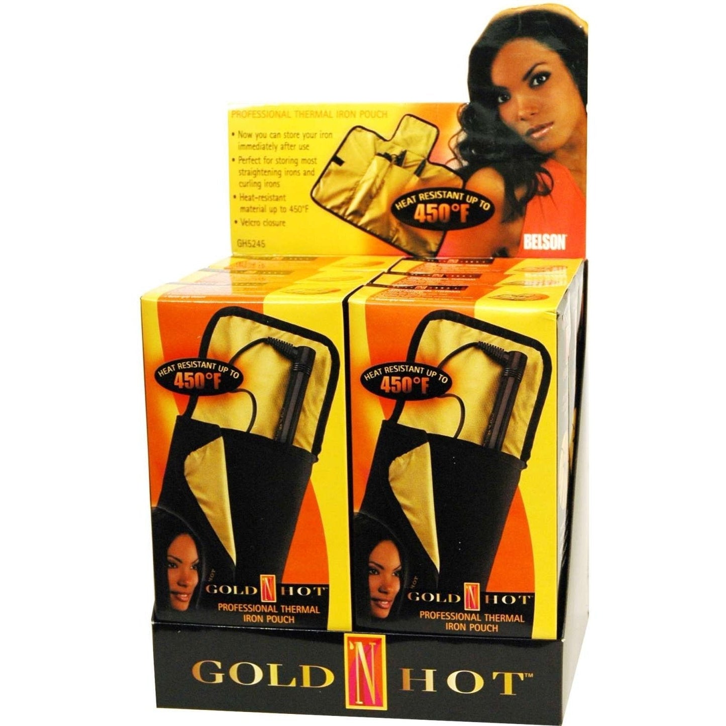 Thermal Stove Iron Pouch Gold N Hot