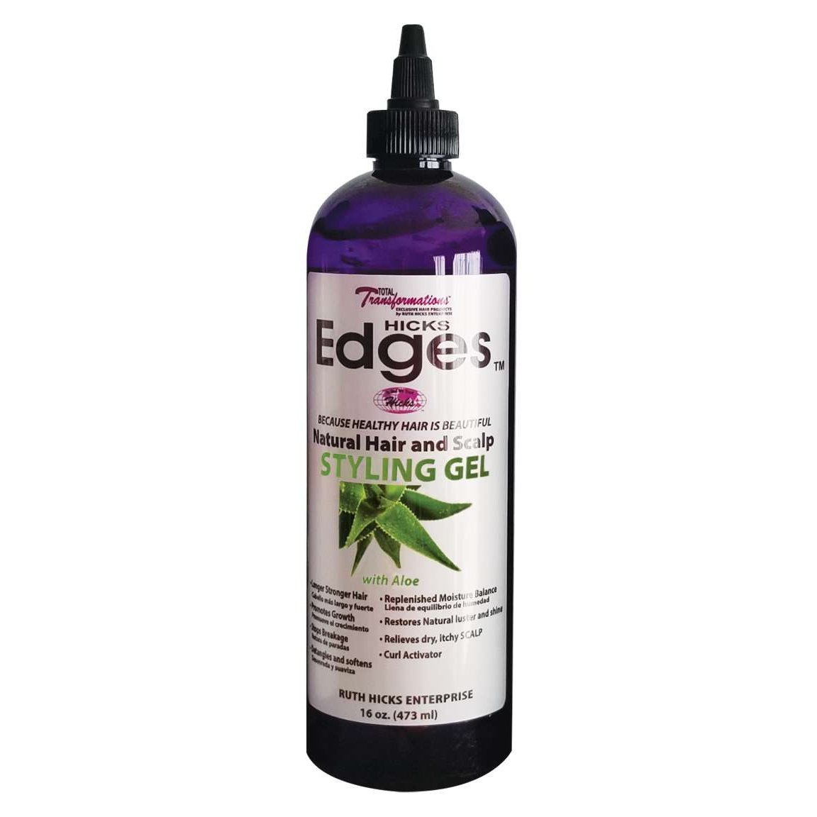 Natural Hair and Scalp Styling Gel 16 Oz