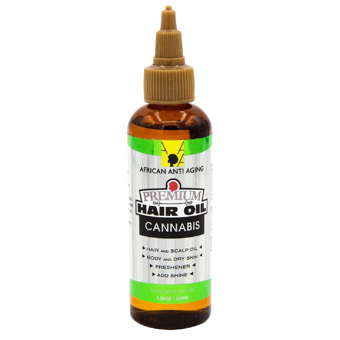 Anti Aging Premium Hair Oil Cannabis 3.38 Oz
