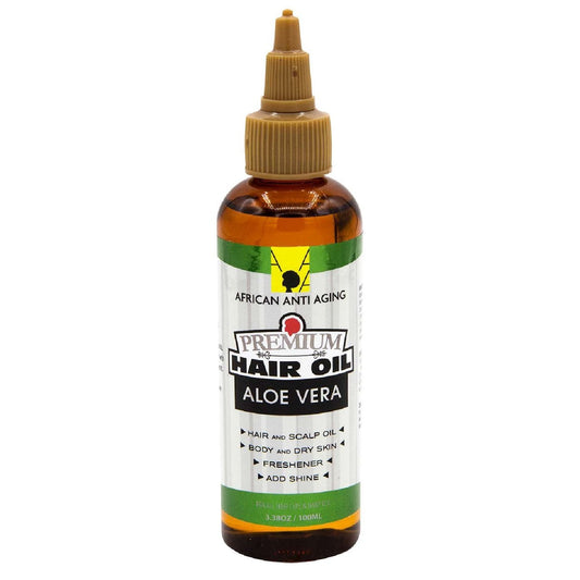 Anti Aging Premium Hair Oil with Aloe Vera 3.38 Oz