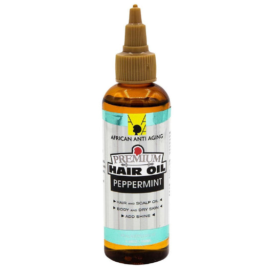 Anti Aging Premium Hair Oil Peppermint 3.38 Oz