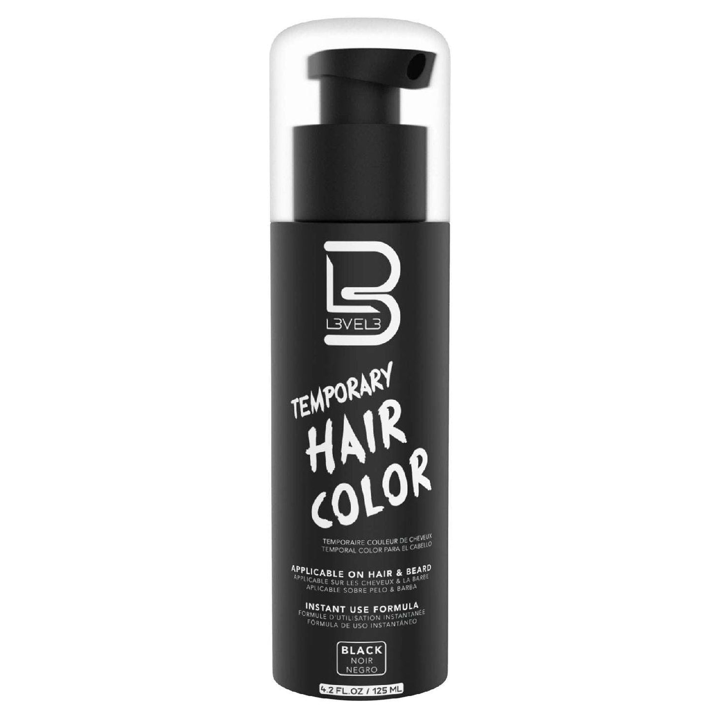Temporary Beard Color Black 4.2 Oz