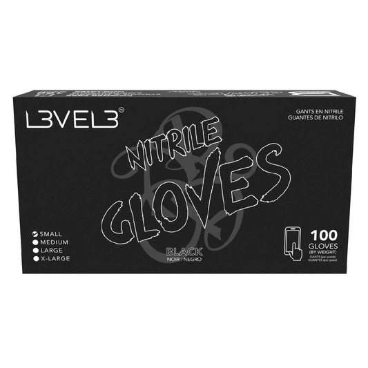 Nitrile Gloves Black Small 100 Piece