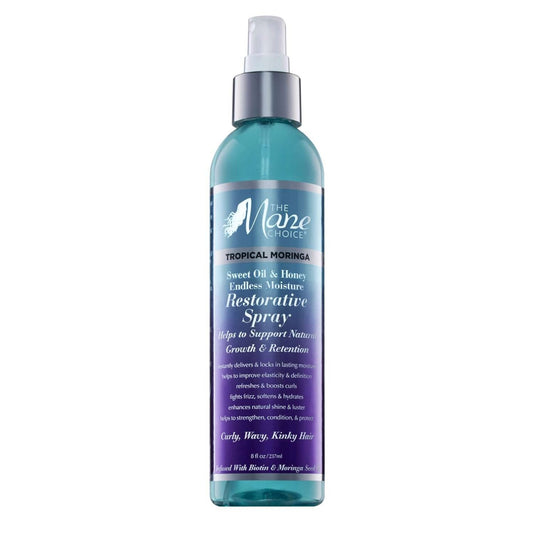 Tropical Moringa Sweet Oils Honey Moisture Restorative Spray 8 Oz