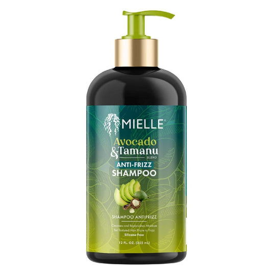 Mielle Anti-Frizz Shampoo with Avocado and Tamanu 12 Fl Oz