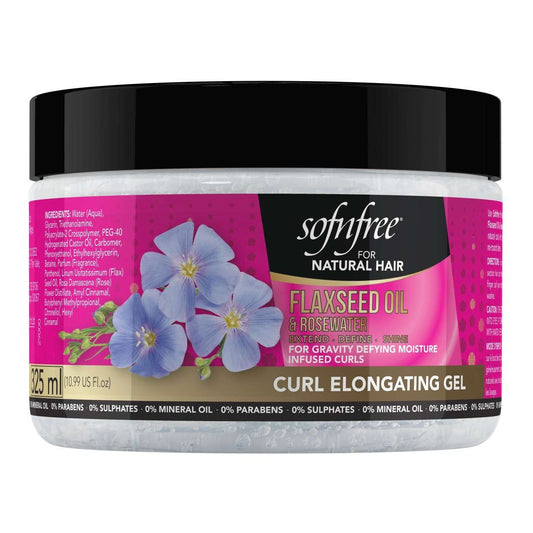 Curl Elongating Gel with Flaxseed Oil and Rosewater 10.99 Fl Oz