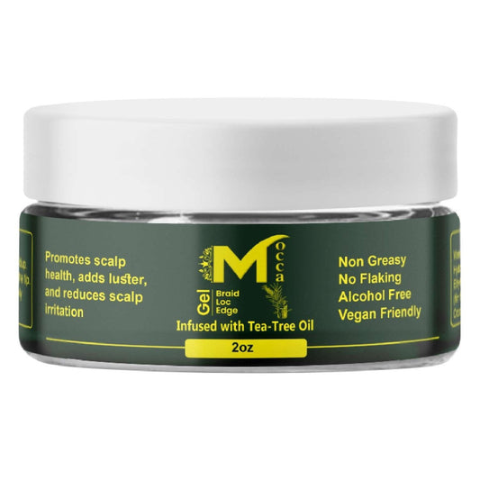 Braiding Loc and Twist Gel with Tea Tree Oil 2 Oz