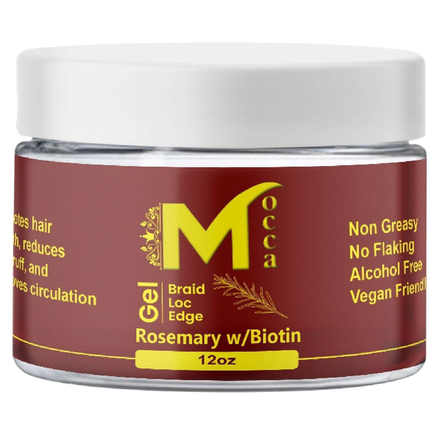 Braiding Loc and Twist Gel with Rosemary 12 Oz