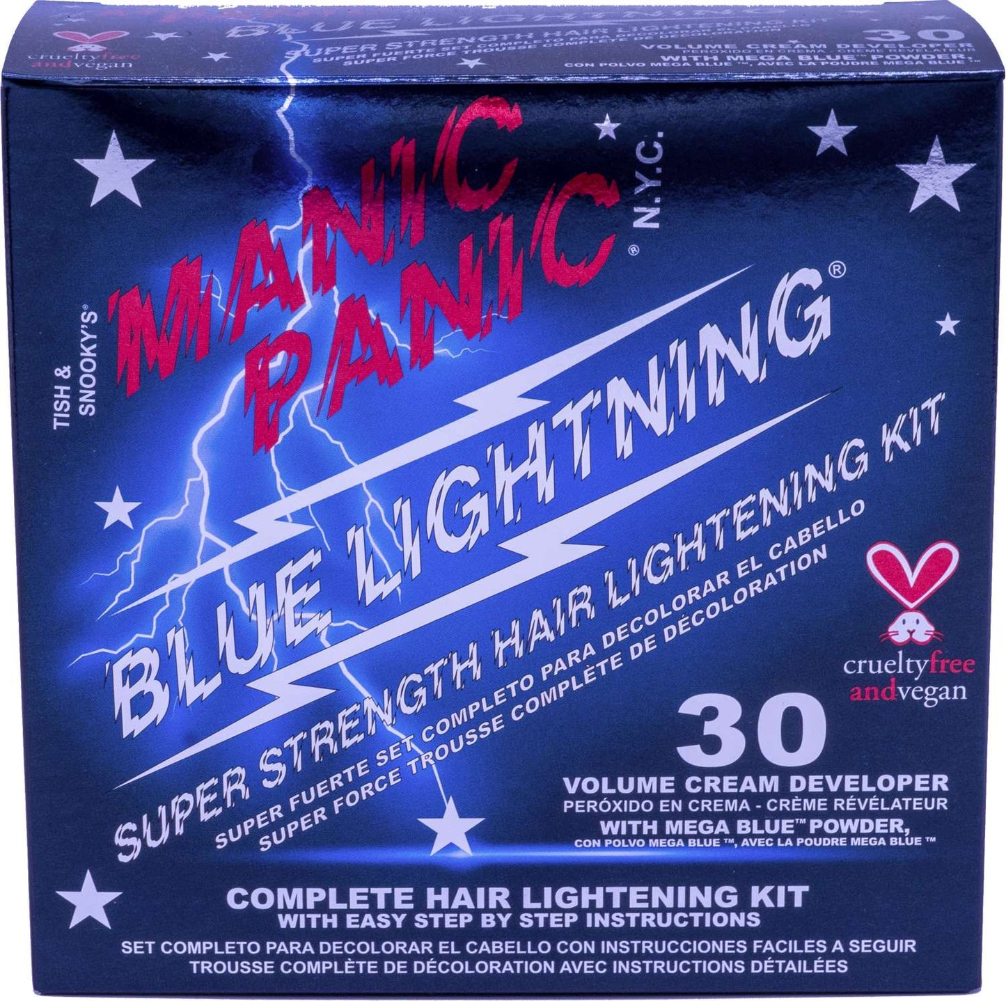 Super Strength Bleach Kit Blue Lightning 30 Vol