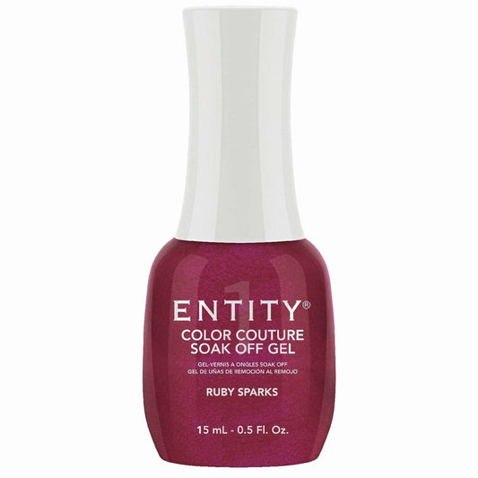 Soak Off Gel Ruby Sparks 0.5 Fl Oz
