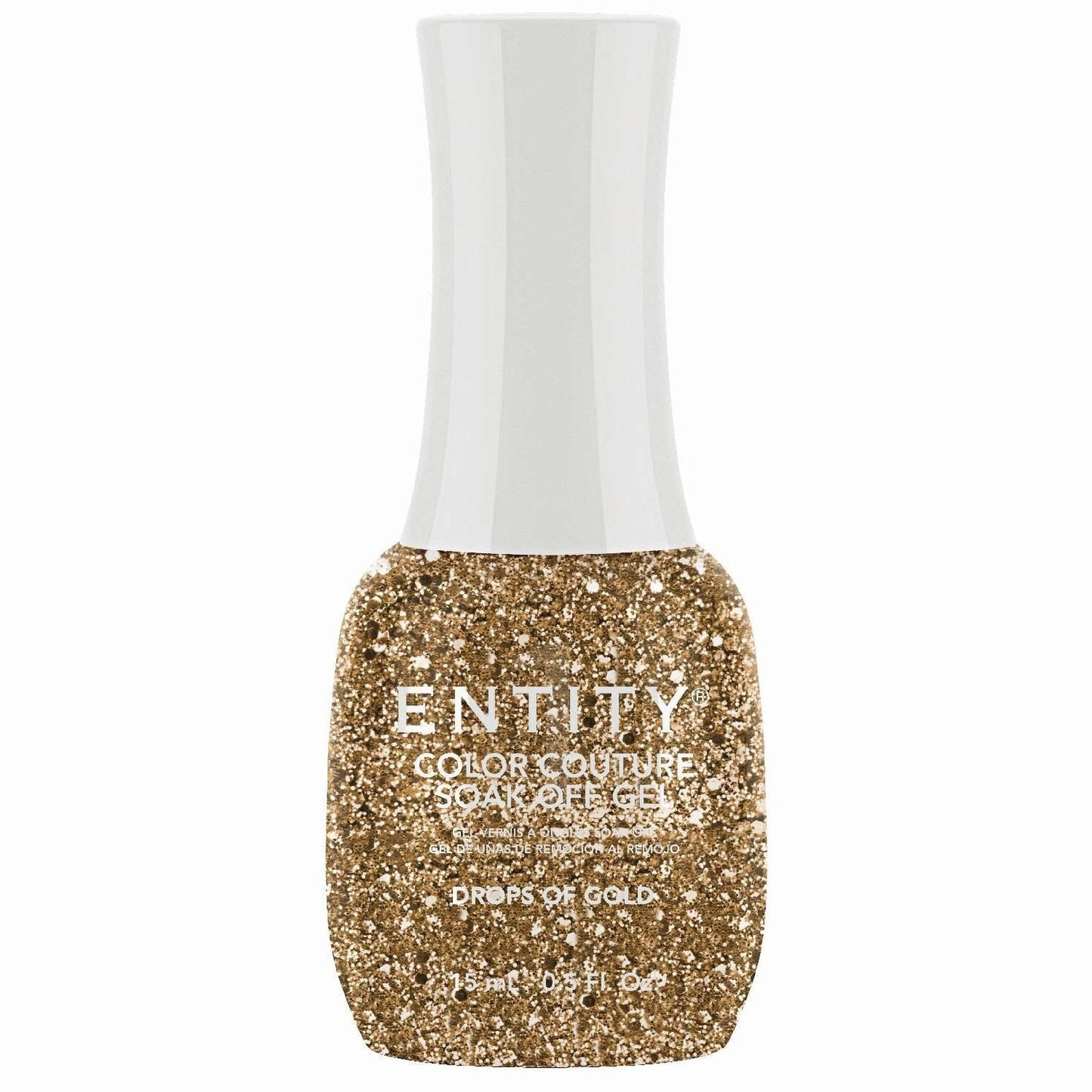 Soak Off Gel Drops Of Gold 0.5 Fl Oz