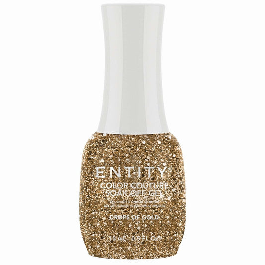 Soak Off Gel Drops Of Gold 0.5 Fl Oz