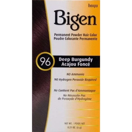 Permanent Powder Hair Color Deep Burgundy Kit 96