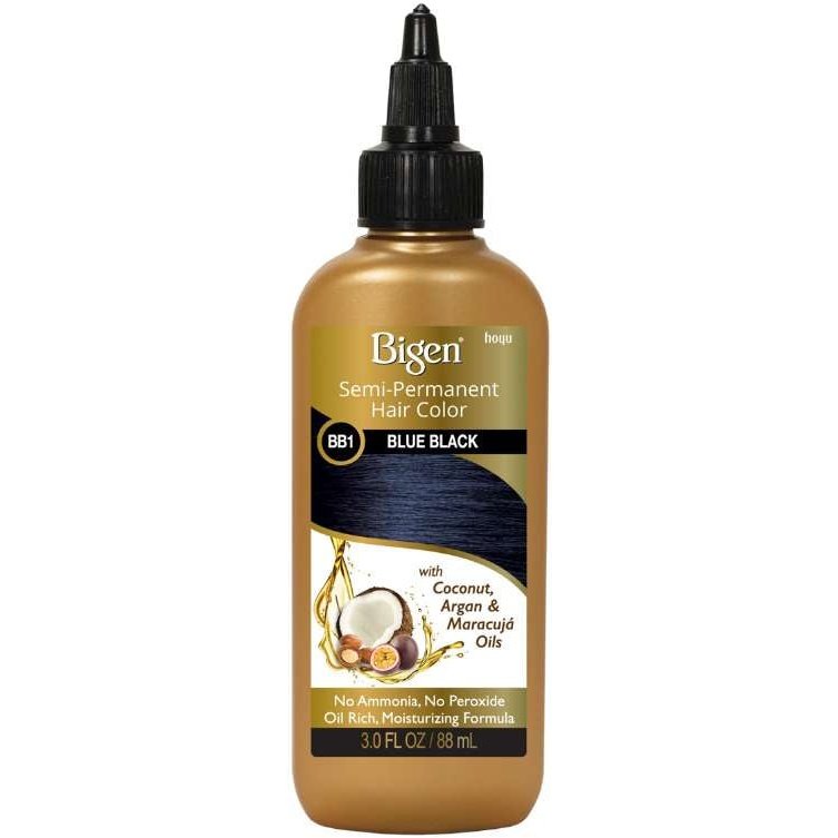 Semi-Permanent Hair Color Bluest Black BB1 3 Oz