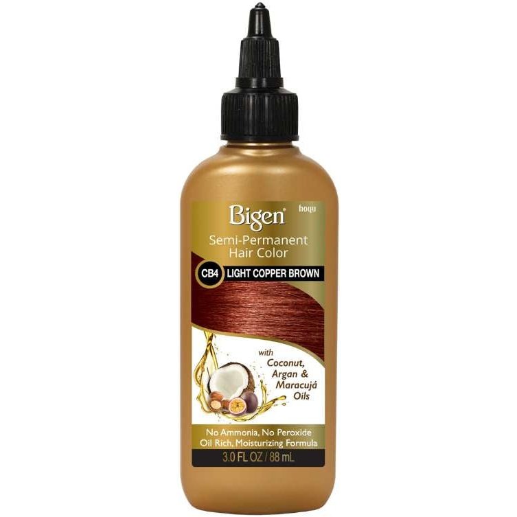 Semi-Permanent Hair Color Light Copper Brown 3 Oz