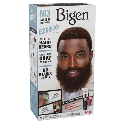 Hair Color Kit Darkest Brown for Men